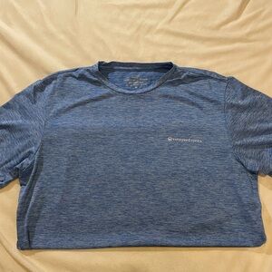 Vineyard Vines Men's Heathered Blue Tee